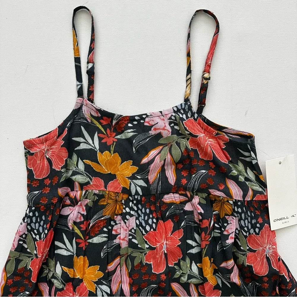 O’Neill Girl's Haylee Printed Dress Size S - Picture 3 of 12